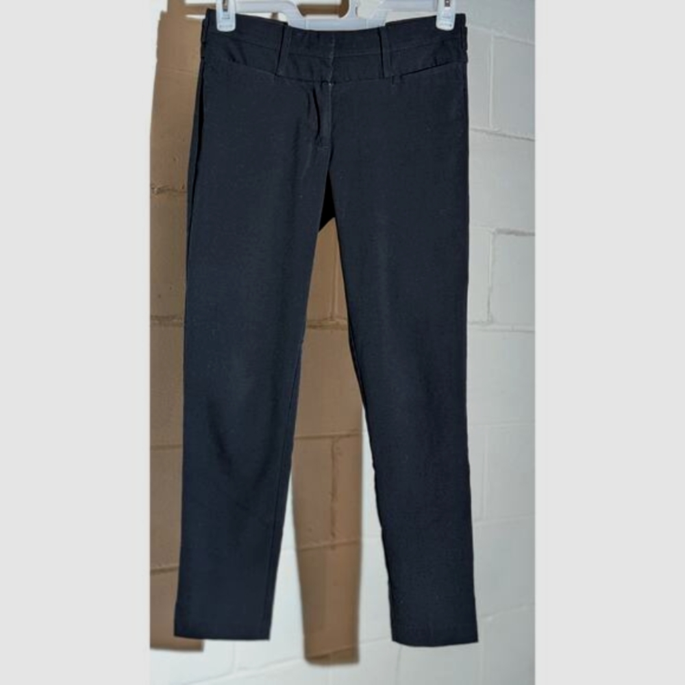 Memoir Black Career Dress Pants Slacks Trousers Taper Leg Mid Rise Size 3